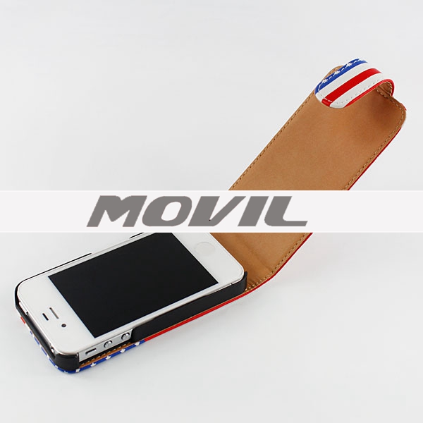 NP-1947 PU  leathe funda para Apple iPhone 4s-4